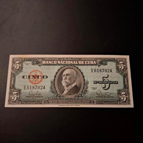 ### Cuba 5 pesos 1960 ###, Postzegels en Munten, Bankbiljetten | Amerika, Midden-Amerika, Ophalen of Verzenden