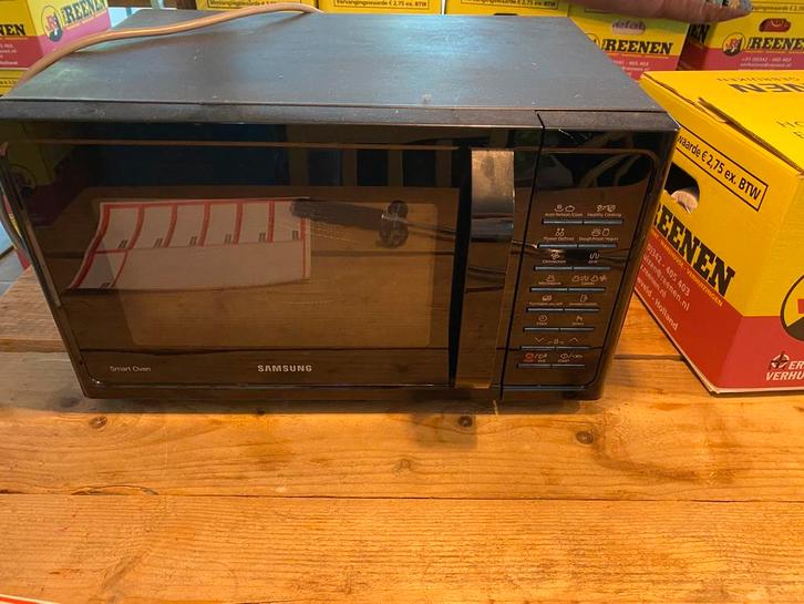 Samsung MC28H5015AK Combimagnetron - Gebruikt, Witgoed en Apparatuur, Magnetrons, Gebruikt, Vrijstaand, Combimagnetron, 45 tot 60 cm