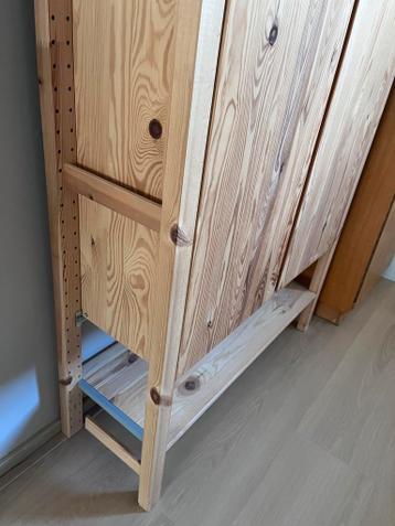 Stelling met kast met deurtjes Ivar Ikea - afbeelding 2