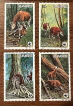 Zaire Congo Okapi WWF 1984 Postzegels - Postfris, Ophalen of Verzenden, Overige landen, Postfris