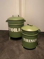 Stoere Opbergtonnen - Storage & Things van Stapelgoed, Ophalen, Gebruikt, Metaal, Minder dan 50 cm
