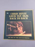 LP:  CHRIS HINZE & LOUIS VAN DIJK  -  Back to Bach, Ophalen of Verzenden, Gebruikt, 12 inch