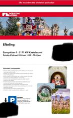 1 ticket Efteling 8 februari, Tickets en Kaartjes, Eén persoon, Ticket of Toegangskaart