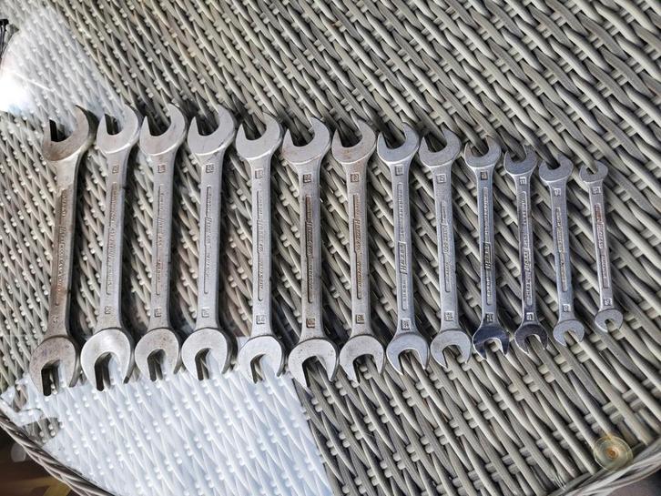 Hazet 13 delige steeksleutel set 6t/m40mm en nog meer sets, Doe-het-zelf en Verbouw, Gereedschap | Handgereedschap, Zo goed als nieuw