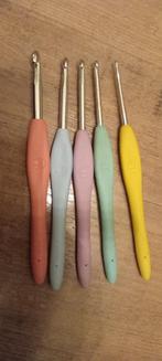 Haken met zacht handgreep, Verzenden, Zo goed als nieuw, Haken, Patroon of Boek