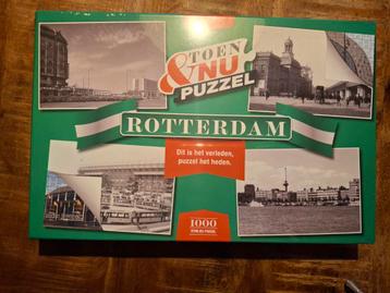 1000 stukjes toen en nu puzzel Rotterdam beschikbaar voor biedingen