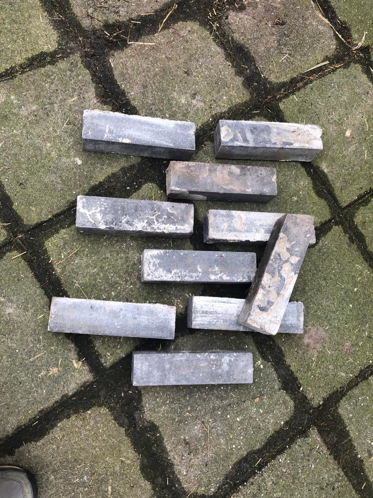 Vuurvaste stenen - 10 stuks, Doe-het-zelf en Verbouw, Metselstenen, Ophalen, Gebruikt, Bakstenen