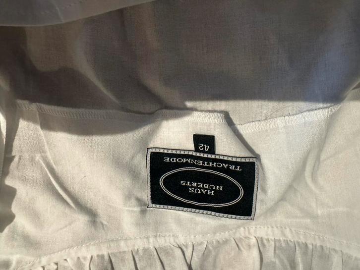 Witte Dirndl Blouse - Oktoberfest, Kleding | Dames, Blouses en Tunieken, Nieuw, Maat 42/44 (L), Wit, Ophalen of Verzenden