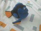 Mooie blauw/gele tropische knuffel vis zgan, Ophalen, Zo goed als nieuw, Overige typen