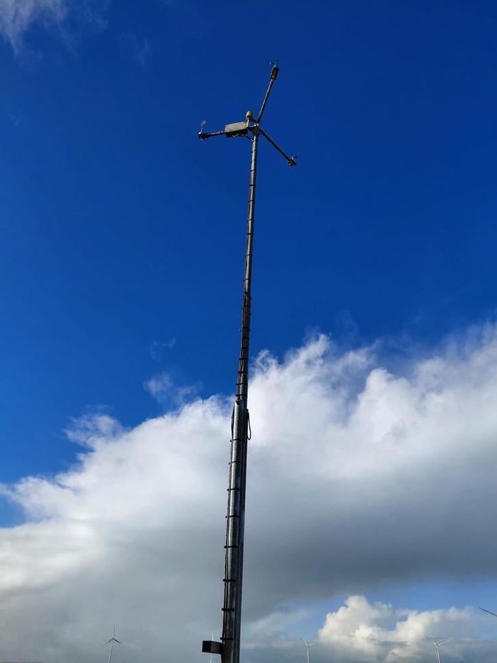 Zendmast 8m - Gebruikt, Telecommunicatie, Antennes en Masten, Gebruikt, Mast, Ophalen