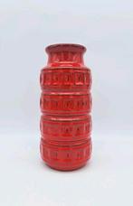 Vintage West Germany vaas Scheurich 268-23 Rood, Antiek en Kunst, Ophalen of Verzenden