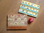 2 Oude letterplankjes uit de jaren '50 of '60 met letters, Ophalen of Verzenden