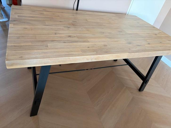 LaForma Vita houten eettafel 160 x 90 cm t.e.a.b., Huis en Inrichting, Tafels | Eettafels, Gebruikt, 50 tot 100 cm, 150 tot 200 cm