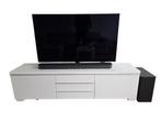 IKEA Besta Burs TV Meubel / Kast HOOGGLANS WIT - NIEUWSTAAT, Ophalen, 150 tot 200 cm, Zo goed als nieuw, Metaal