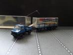 921 wiking mercedes unimog + aanhanger + steiger 1:87 truck, Ophalen of Verzenden, Nieuw, Bus of Vrachtwagen, Wiking