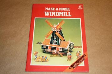 Make-a-model Windmill. Bouwplaat-boek. beschikbaar voor biedingen