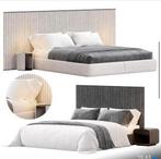 Flexform Bed Biaritz special custom size 2x 100x220cm, 100 cm, Ophalen of Verzenden, Bedbodem, 220 cm