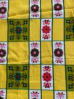 Retro vintage gordijnen 2x lap 160x170 vrolijk stof jaren 60, Hobby en Vrije tijd, Stoffen en Lappen, 120 cm of meer, Ophalen of Verzenden