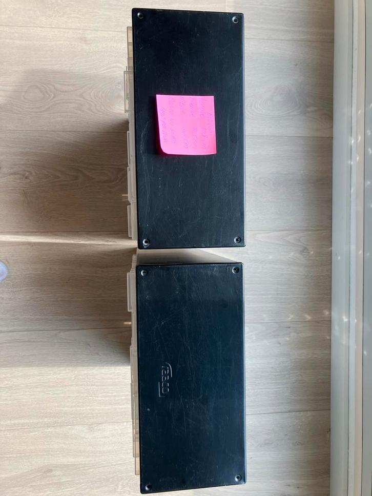 2 x Raaco 44-vaks Ladekast Metaal incl. 2 tussenschotjes, Huis en Inrichting, Kasten | Lockerkasten, Zo goed als nieuw, Ophalen of Verzenden