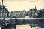 Terneuzen Marktzicht met boten en Molen circa 1904, Verzamelen, Ansichtkaarten | Nederland, Verzenden, Voor 1920, Ongelopen, Zeeland