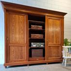 XXL Antieke/vintage schuifdeurkast, Brocante kloosterkast, Ophalen