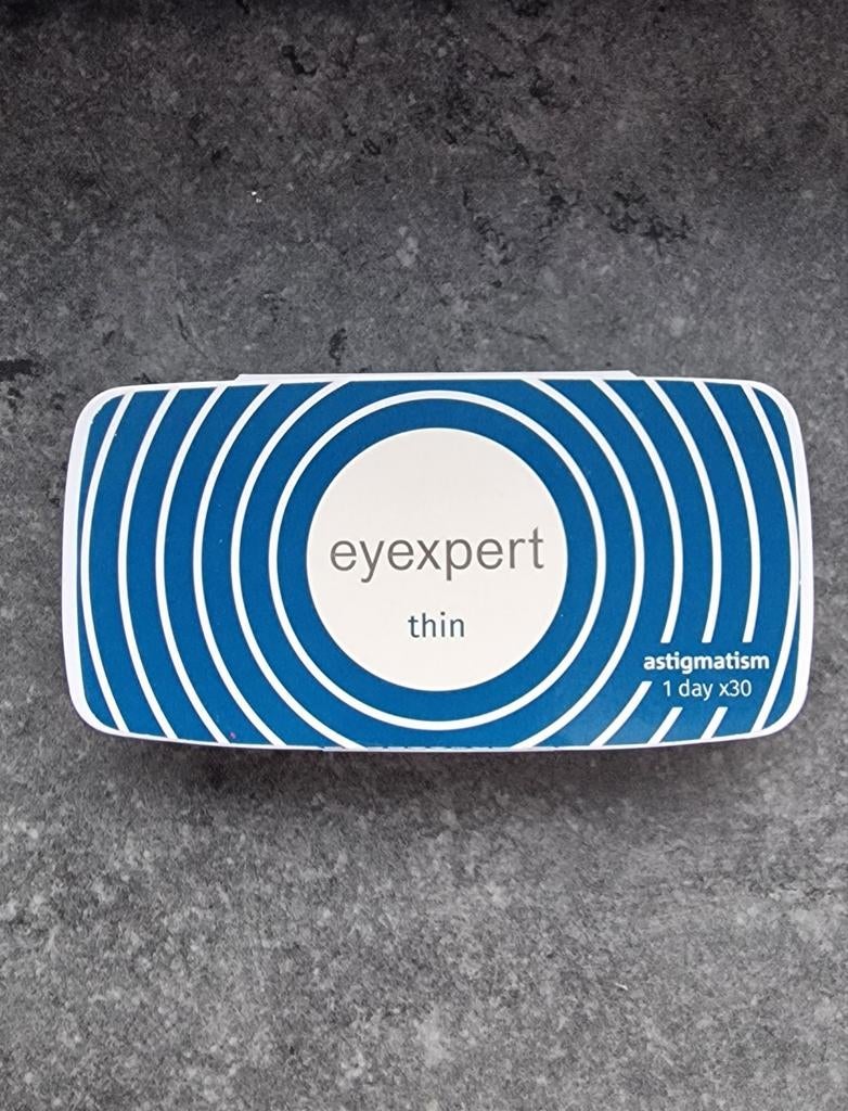 Lenzen - Eyexpert Thin Astigmatism 1 Day x30, Ogen, Wit, Nieuw, Ophalen of Verzenden