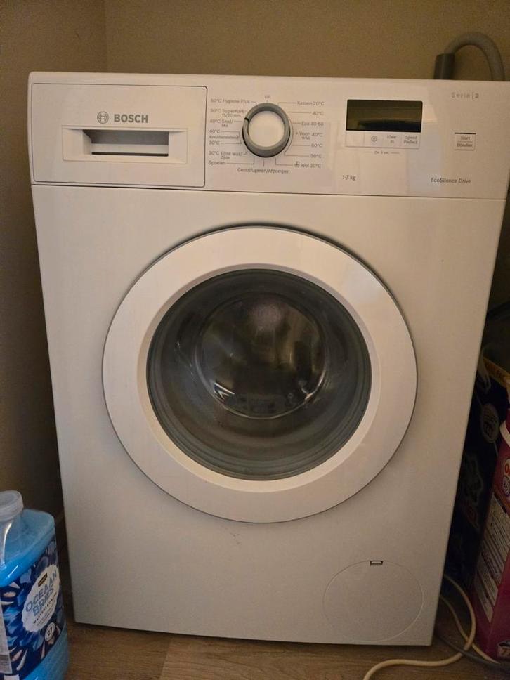 Bosch wasmachine 7 Kg ophalen in millingen aan de rijn, Witgoed en Apparatuur, Wasmachines, Zo goed als nieuw, 6 tot 8 kg, 85 tot 90 cm