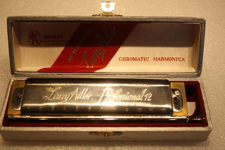 Hohner mondharmonica "larry Adler"nr 12 professional, Muziek en Instrumenten, Blaasinstrumenten | Mondharmonica's, Zo goed als nieuw