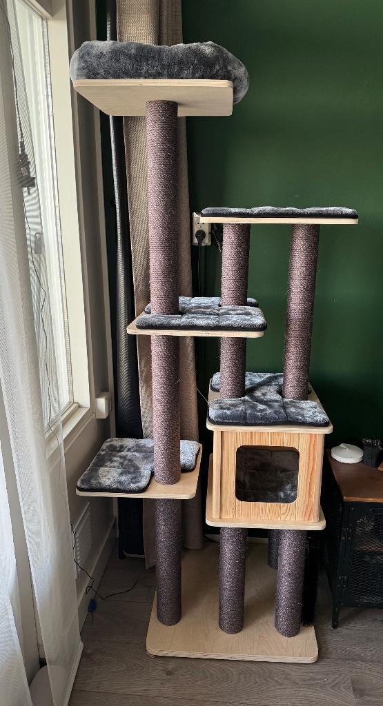 Grote krabpaal, Dieren en Toebehoren, Krabmeubelen, Zo goed als nieuw, Krabpaal, Ophalen