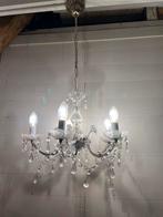 Vintage glazen kroonluchter, Ophalen