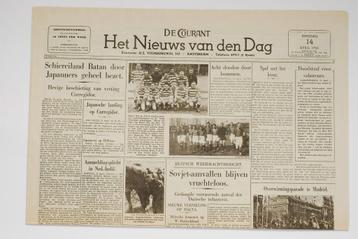 14 april 1942 - Het Nieuws van den Dag | Heruitgave beschikbaar voor biedingen