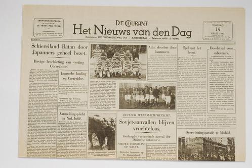 14 april 1942 - Het Nieuws van den Dag | Heruitgave, Boeken, Tijdschriften en Kranten, Zo goed als nieuw, Krant, Verzenden