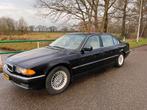 BMW 7-Serie 5.4 750 IL V12 AUT 1998 Zwart FACELIFT Inc. BTW., Auto's, Automaat, Achterwielaandrijving, Beige, 12 cilinders