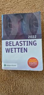 Belastingwetten 2022 Wolters Kluwer - Rechtsgeleerdheid, Ophalen of Verzenden, Gelezen, WO, Wolters Kluwer