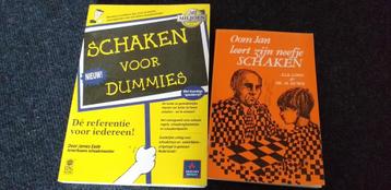 Set van 2 boeken over schaken beschikbaar voor biedingen