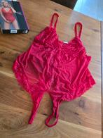 Rode open kruis body XXL (gewassen), Ophalen of Verzenden, Rood, Body of Korset