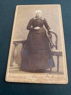 cdv carte de visite klederdracht Gorinchem E Donkersloot, Verzenden, Foto, Klederdracht, Zo goed als nieuw