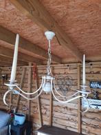 Hanglamp/kandelaar met halogeen bol, Gebruikt, Ophalen of Verzenden, Metaal