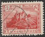 Luxemburg 1921 134 Slot Vianden, Gest, Ophalen of Verzenden, Luxemburg, Gestempeld