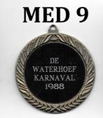 Med9 carnavals medaille de waterhoef karnaval 1988 brabant, Ophalen of Verzenden, Overige materialen