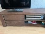 TV-meubel hout + GRATIS stereo, Ophalen, Gebruikt, 150 tot 200 cm, Minder dan 100 cm