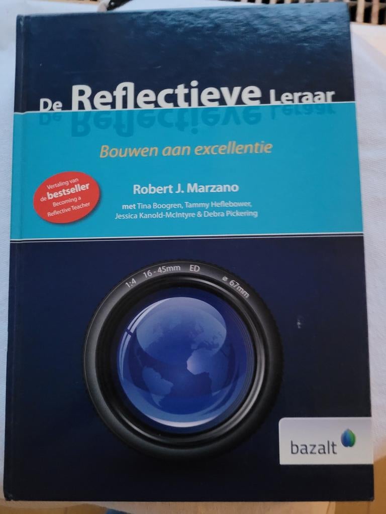 Robert J. Marzano - De reflectieve leraar, Ophalen of Verzenden, Zo goed als nieuw, Robert J. Marzano; Debra Pickering; Tammy Heflebower; Tina Bo...