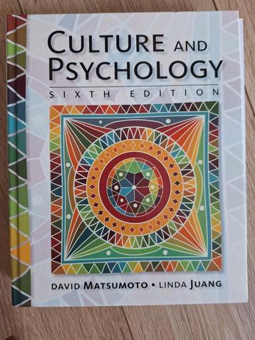 Culture and psychology, sixth edition beschikbaar voor biedingen