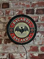 Bacardi Reclamebord LED - 20cm, Ophalen of Verzenden, Reclamebord