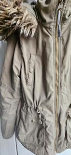 Leger groene winterjas, parka H&M maat 140, 9_10 jaar, Ophalen of Verzenden, Gebruikt, Jas