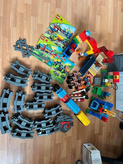Duplo 5609 en 10507 treinset, Kinderen en Baby's, Speelgoed | Bouwstenen, Zo goed als nieuw, Overige merken, Ophalen of Verzenden