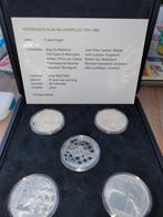 Zilveren herdenking munt Slag bij Waterloo 1815-1990., Ophalen, Koningin Beatrix, 50 gulden