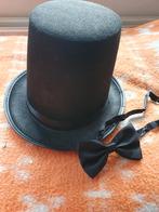 Elegante zwarte hoed met strikje, Hoed, Zo goed als nieuw, Generic, One size fits all