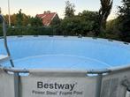 Te koop zwembad Bestway 5,5 meter doorsnede, 300 cm of meer, Rond, Gebruikt, 80 tot 120 cm