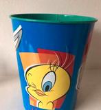 Looney Tunes Prullenbak, Huis en Inrichting, Gebruikt, Ophalen of Verzenden, Minder dan 10 liter, Metaal